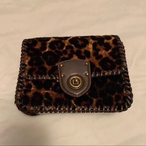 Lauren Ralph Lauren Pony Hair Animal Print Bag